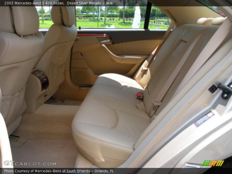 Desert Silver Metallic / Java 2003 Mercedes-Benz S 430 Sedan