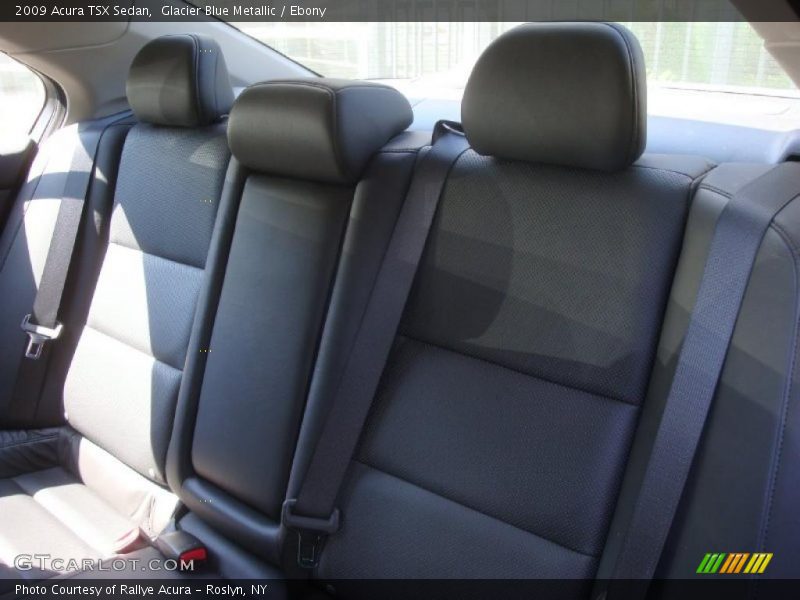 Glacier Blue Metallic / Ebony 2009 Acura TSX Sedan