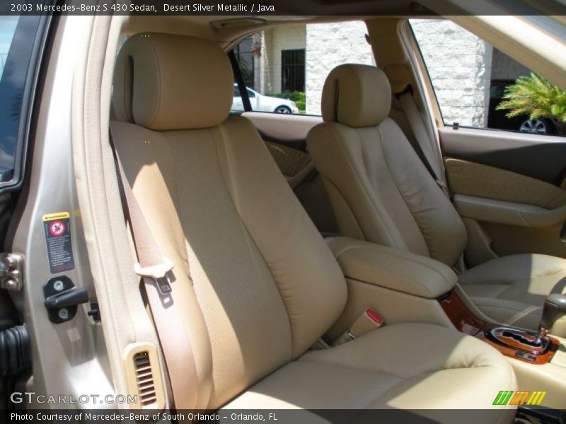 Desert Silver Metallic / Java 2003 Mercedes-Benz S 430 Sedan