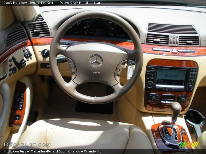 Desert Silver Metallic / Java 2003 Mercedes-Benz S 430 Sedan