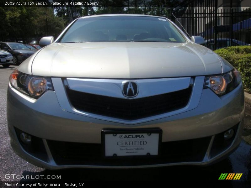 Palladium Metallic / Ebony 2009 Acura TSX Sedan