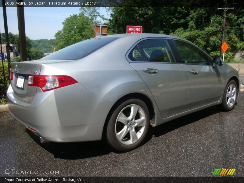Palladium Metallic / Ebony 2009 Acura TSX Sedan