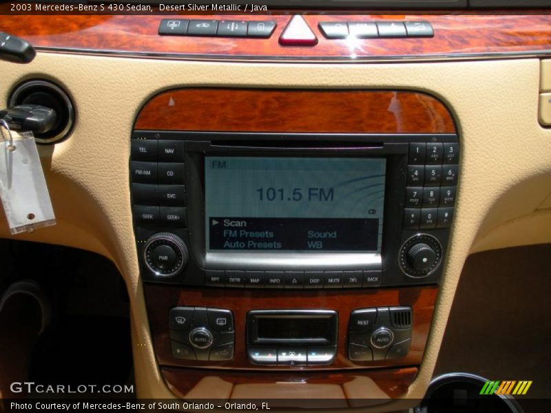 Desert Silver Metallic / Java 2003 Mercedes-Benz S 430 Sedan