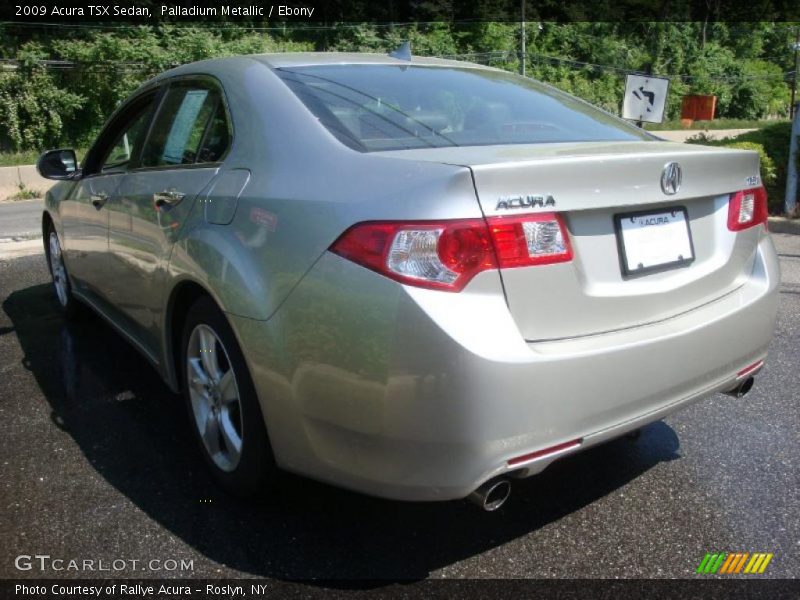 Palladium Metallic / Ebony 2009 Acura TSX Sedan