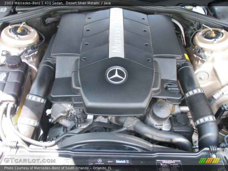 Desert Silver Metallic / Java 2003 Mercedes-Benz S 430 Sedan