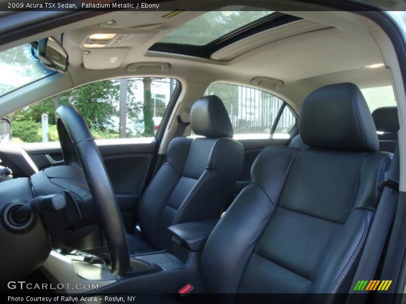 Palladium Metallic / Ebony 2009 Acura TSX Sedan