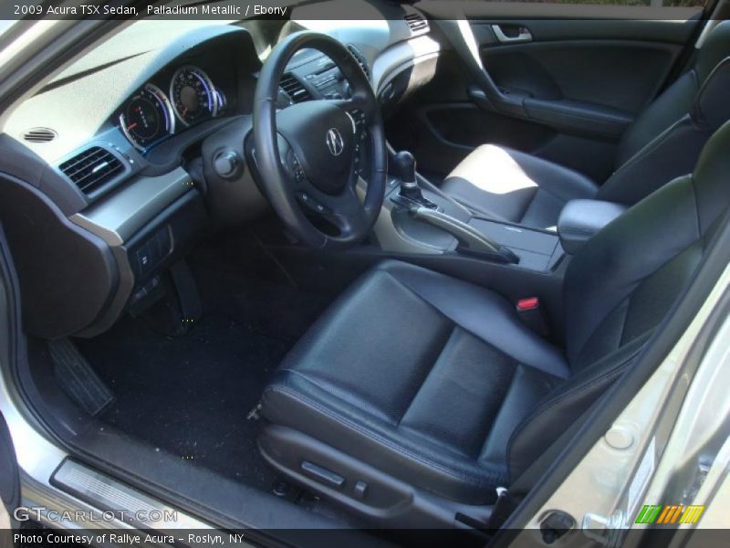 Palladium Metallic / Ebony 2009 Acura TSX Sedan