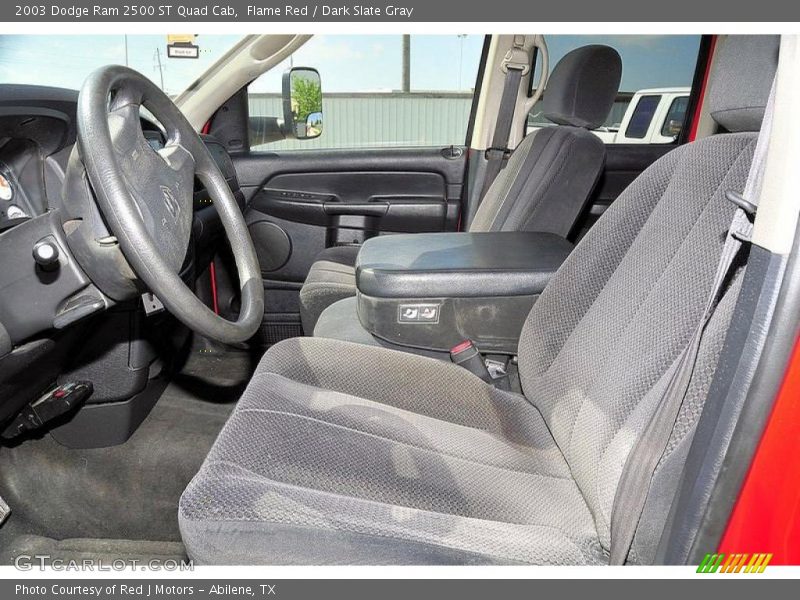Flame Red / Dark Slate Gray 2003 Dodge Ram 2500 ST Quad Cab