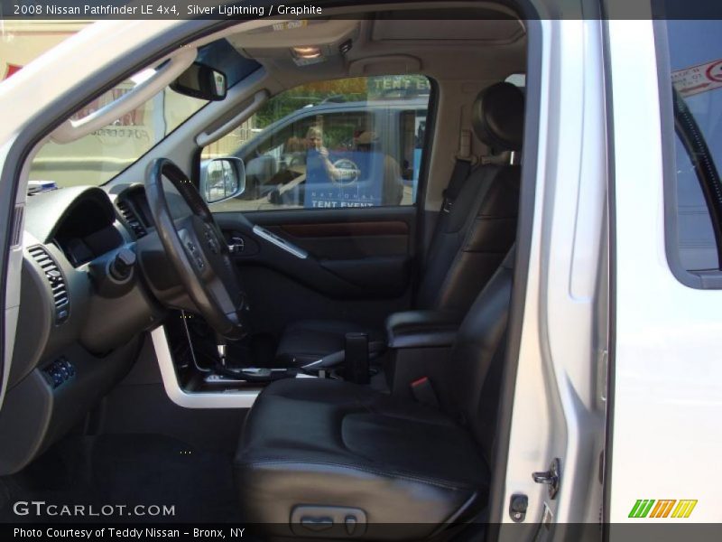 Silver Lightning / Graphite 2008 Nissan Pathfinder LE 4x4