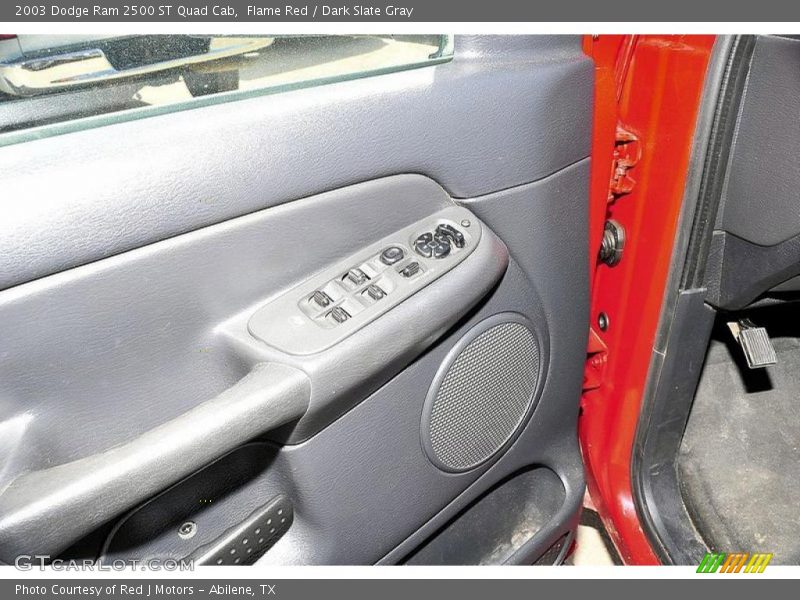 Flame Red / Dark Slate Gray 2003 Dodge Ram 2500 ST Quad Cab