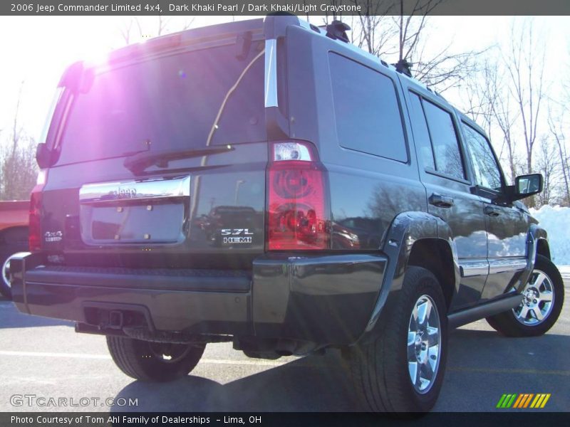 Dark Khaki Pearl / Dark Khaki/Light Graystone 2006 Jeep Commander Limited 4x4