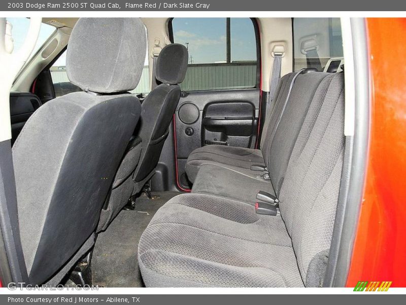 Flame Red / Dark Slate Gray 2003 Dodge Ram 2500 ST Quad Cab