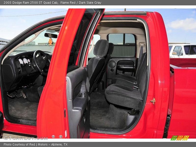 Flame Red / Dark Slate Gray 2003 Dodge Ram 2500 ST Quad Cab