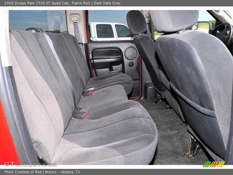 Flame Red / Dark Slate Gray 2003 Dodge Ram 2500 ST Quad Cab