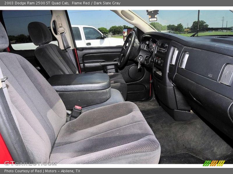 Flame Red / Dark Slate Gray 2003 Dodge Ram 2500 ST Quad Cab