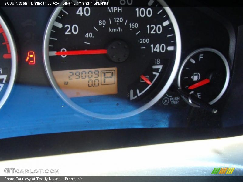Silver Lightning / Graphite 2008 Nissan Pathfinder LE 4x4
