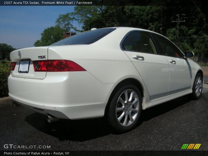 Premium White Pearl / Parchment 2007 Acura TSX Sedan