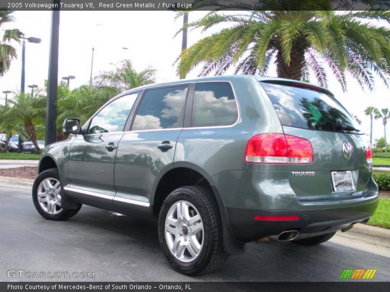 Reed Green Metallic / Pure Beige 2005 Volkswagen Touareg V8