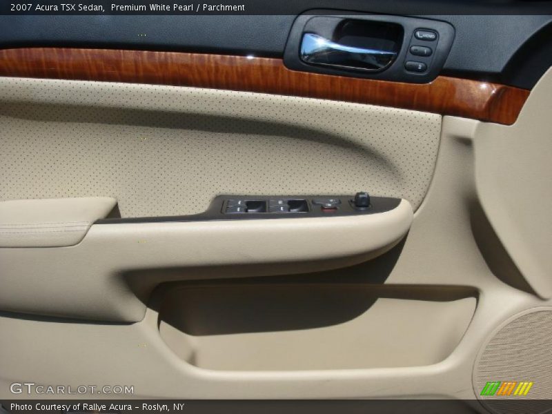 Premium White Pearl / Parchment 2007 Acura TSX Sedan