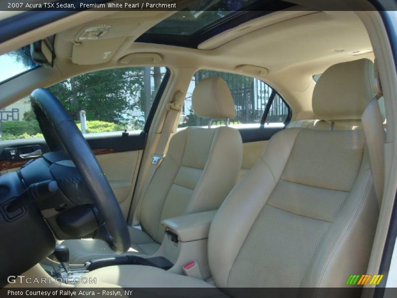 Premium White Pearl / Parchment 2007 Acura TSX Sedan