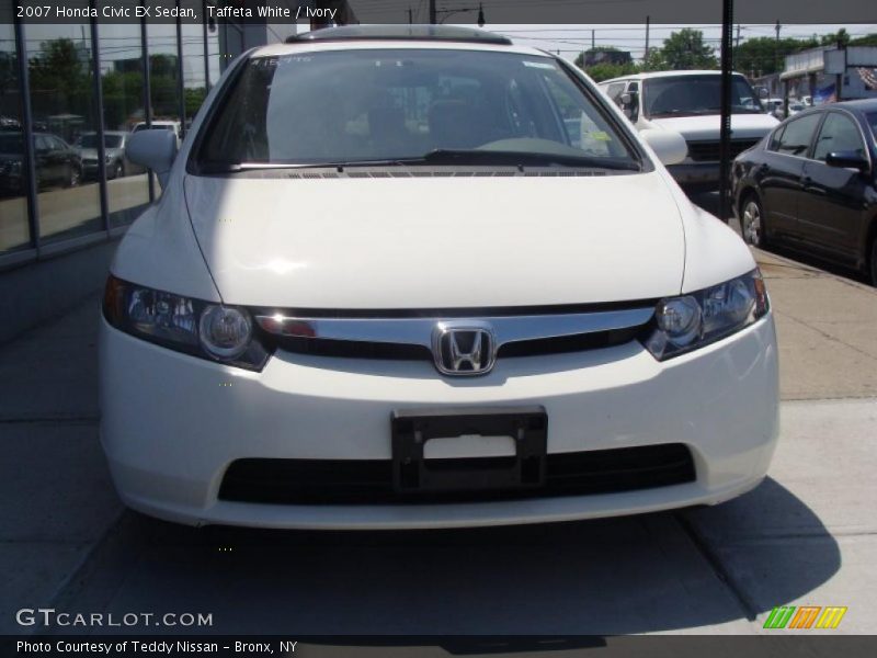 Taffeta White / Ivory 2007 Honda Civic EX Sedan
