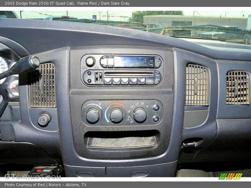 Flame Red / Dark Slate Gray 2003 Dodge Ram 2500 ST Quad Cab