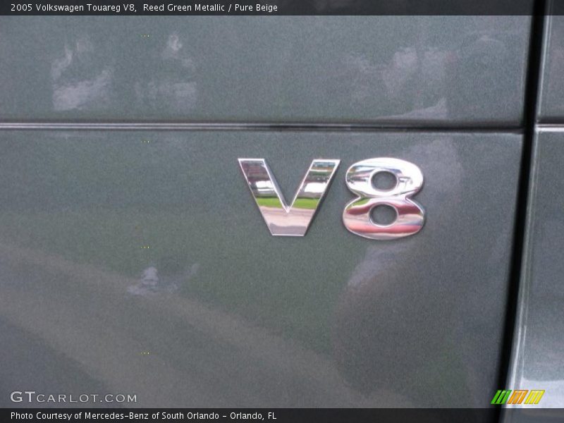 Reed Green Metallic / Pure Beige 2005 Volkswagen Touareg V8