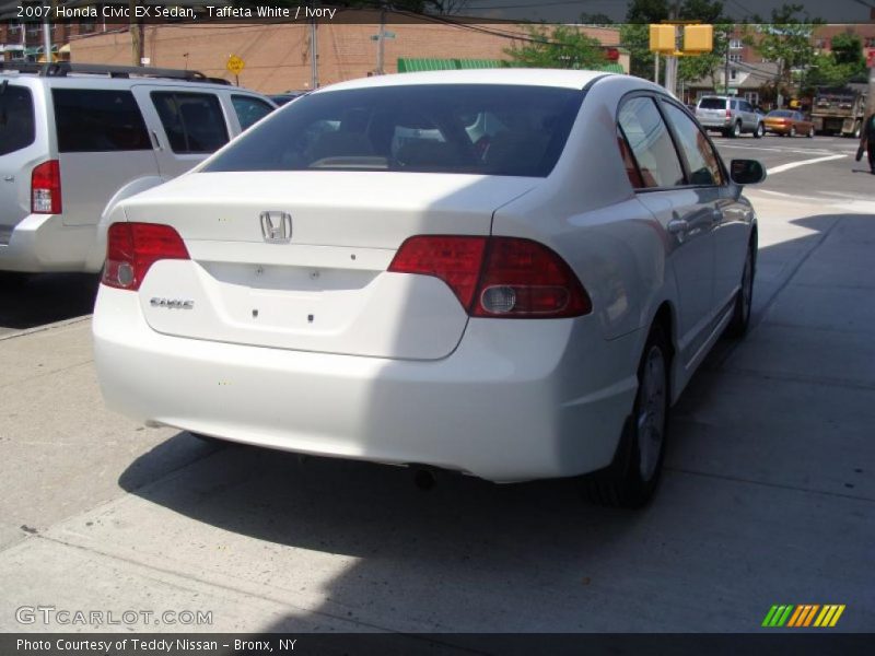 Taffeta White / Ivory 2007 Honda Civic EX Sedan