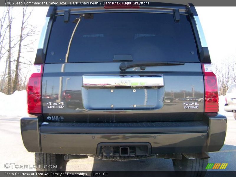 Dark Khaki Pearl / Dark Khaki/Light Graystone 2006 Jeep Commander Limited 4x4