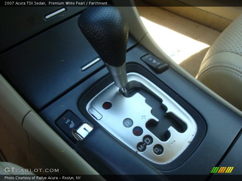 Premium White Pearl / Parchment 2007 Acura TSX Sedan