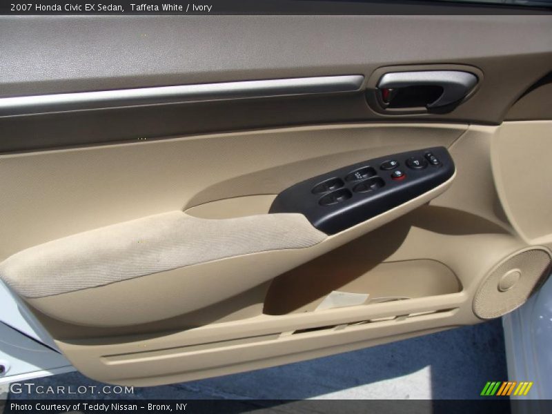 Taffeta White / Ivory 2007 Honda Civic EX Sedan