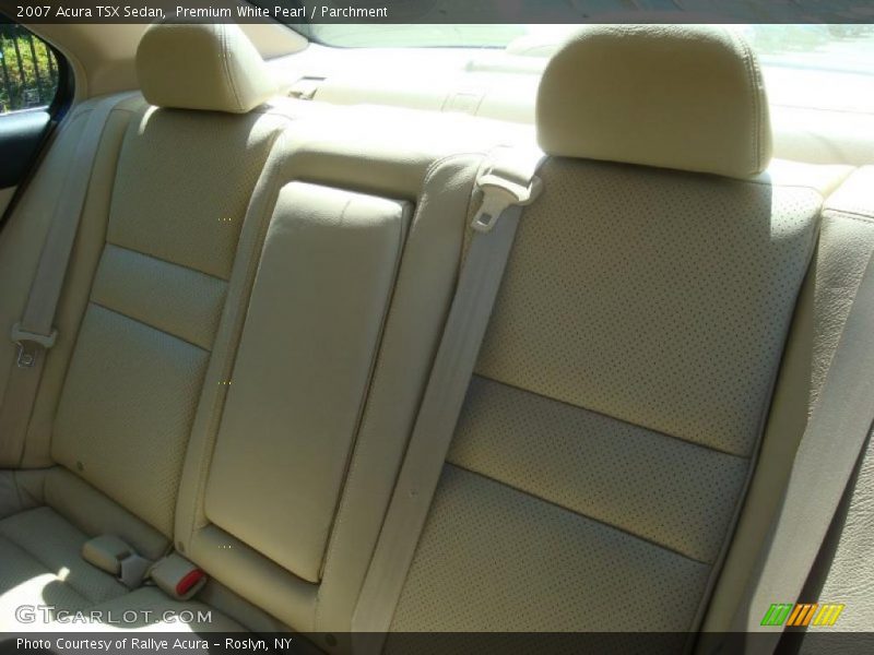 Premium White Pearl / Parchment 2007 Acura TSX Sedan