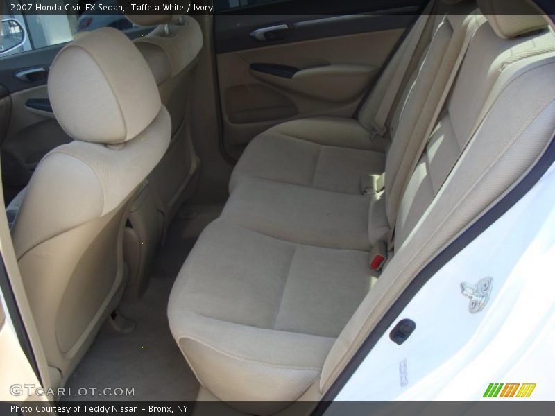 Taffeta White / Ivory 2007 Honda Civic EX Sedan