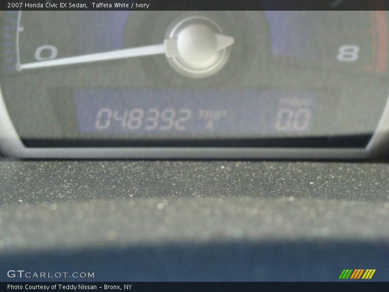 Taffeta White / Ivory 2007 Honda Civic EX Sedan
