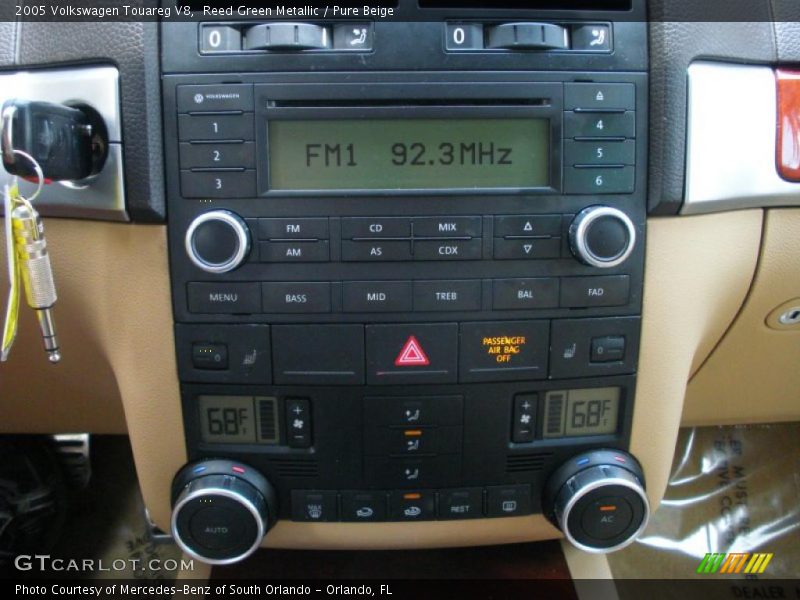 Reed Green Metallic / Pure Beige 2005 Volkswagen Touareg V8