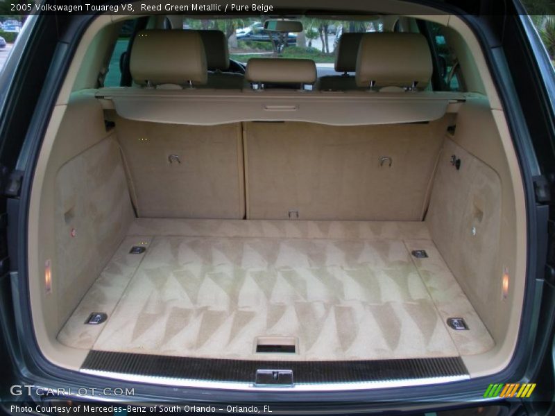 Reed Green Metallic / Pure Beige 2005 Volkswagen Touareg V8