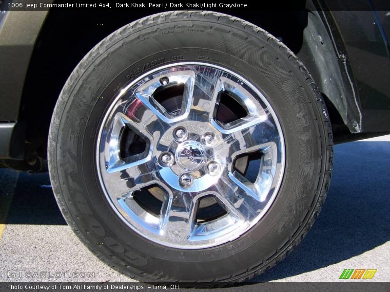 Dark Khaki Pearl / Dark Khaki/Light Graystone 2006 Jeep Commander Limited 4x4