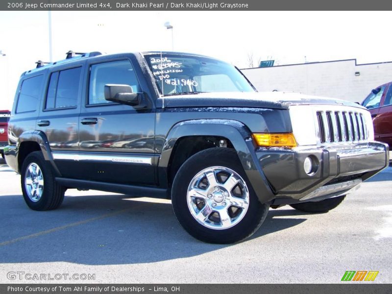 Dark Khaki Pearl / Dark Khaki/Light Graystone 2006 Jeep Commander Limited 4x4
