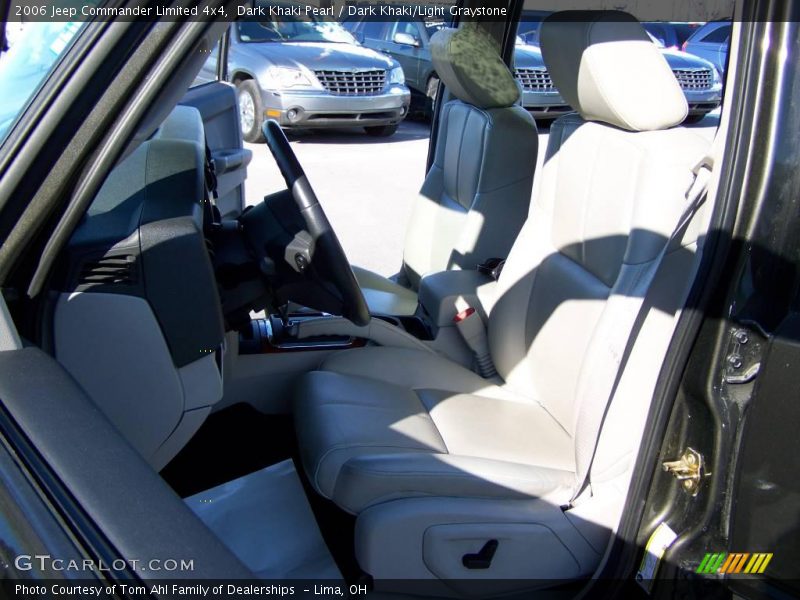 Dark Khaki Pearl / Dark Khaki/Light Graystone 2006 Jeep Commander Limited 4x4