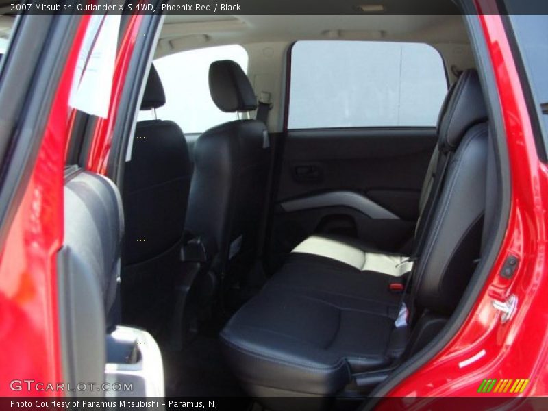 Phoenix Red / Black 2007 Mitsubishi Outlander XLS 4WD