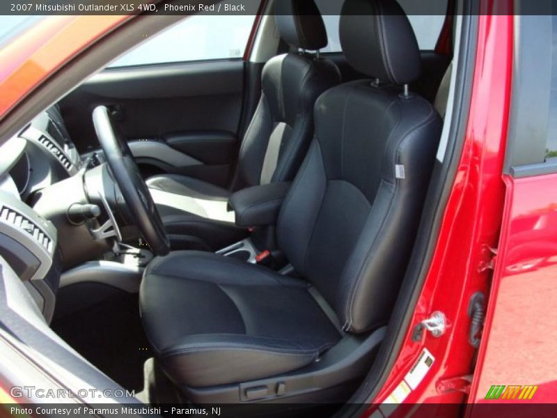 Phoenix Red / Black 2007 Mitsubishi Outlander XLS 4WD