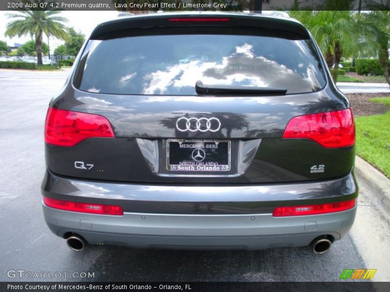 Lava Grey Pearl Effect / Limestone Grey 2008 Audi Q7 4.2 Premium quattro