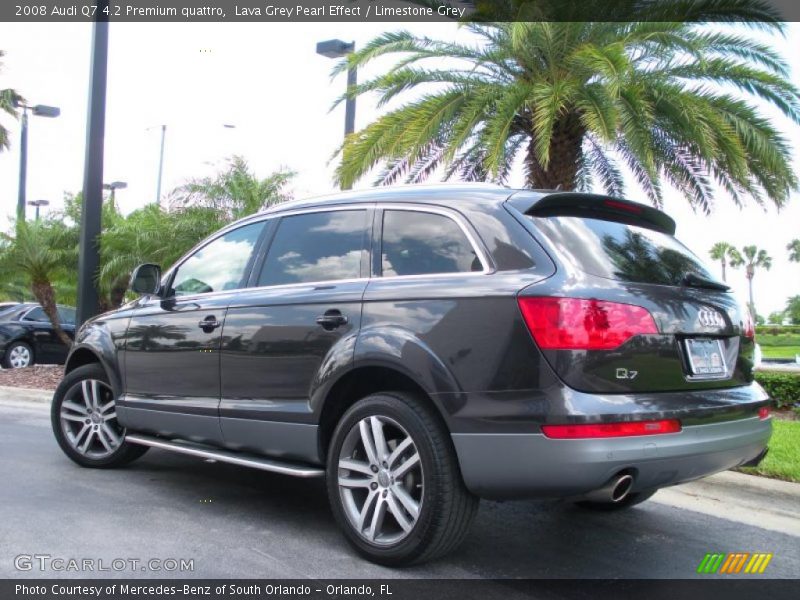 Lava Grey Pearl Effect / Limestone Grey 2008 Audi Q7 4.2 Premium quattro