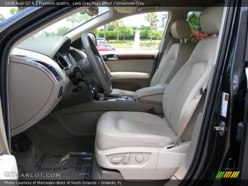 Lava Grey Pearl Effect / Limestone Grey 2008 Audi Q7 4.2 Premium quattro