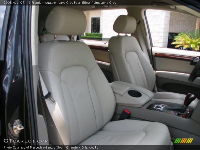 Lava Grey Pearl Effect / Limestone Grey 2008 Audi Q7 4.2 Premium quattro