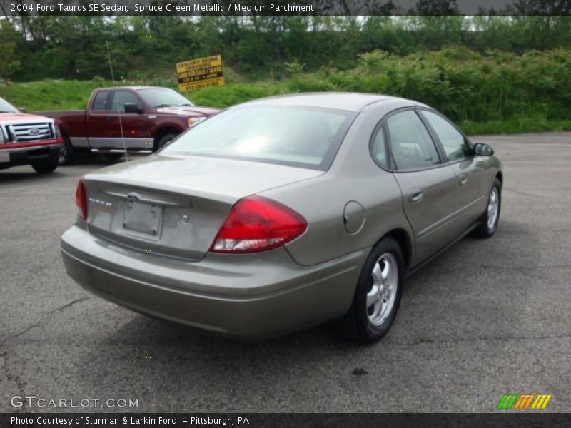 Spruce Green Metallic / Medium Parchment 2004 Ford Taurus SE Sedan
