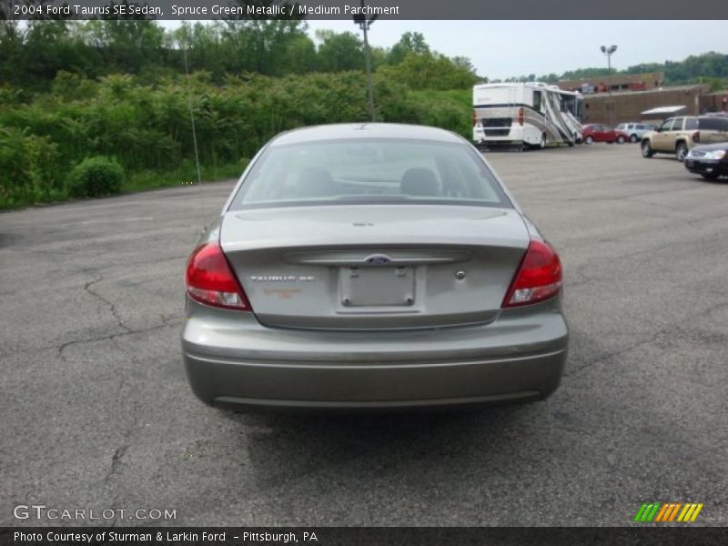 Spruce Green Metallic / Medium Parchment 2004 Ford Taurus SE Sedan