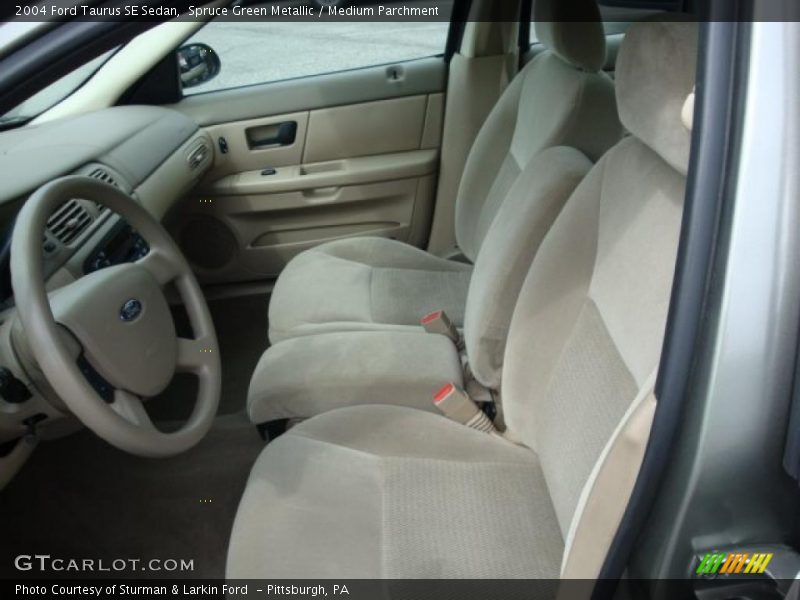 Spruce Green Metallic / Medium Parchment 2004 Ford Taurus SE Sedan