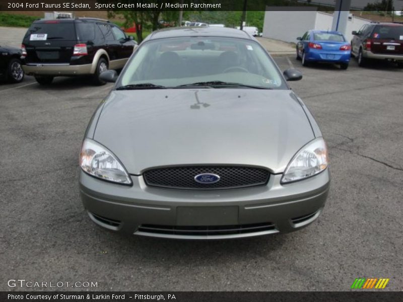 Spruce Green Metallic / Medium Parchment 2004 Ford Taurus SE Sedan