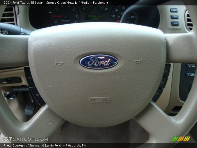 Spruce Green Metallic / Medium Parchment 2004 Ford Taurus SE Sedan